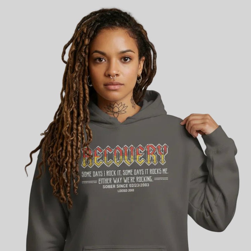 Recovery Rock Recovery Hoodie close-up view (view 22)