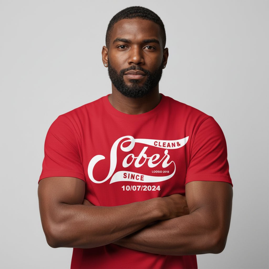 Sober Since Sober T Shirt lifestyle view (view 15)