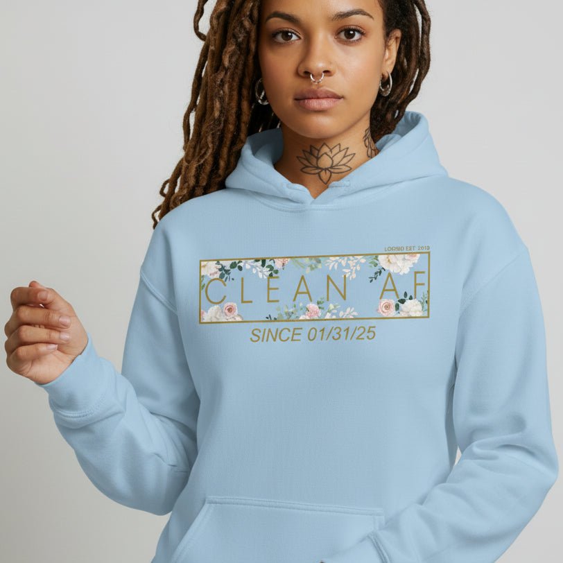 Clean AF Flower Recovery Hoodie product photo (view 20)