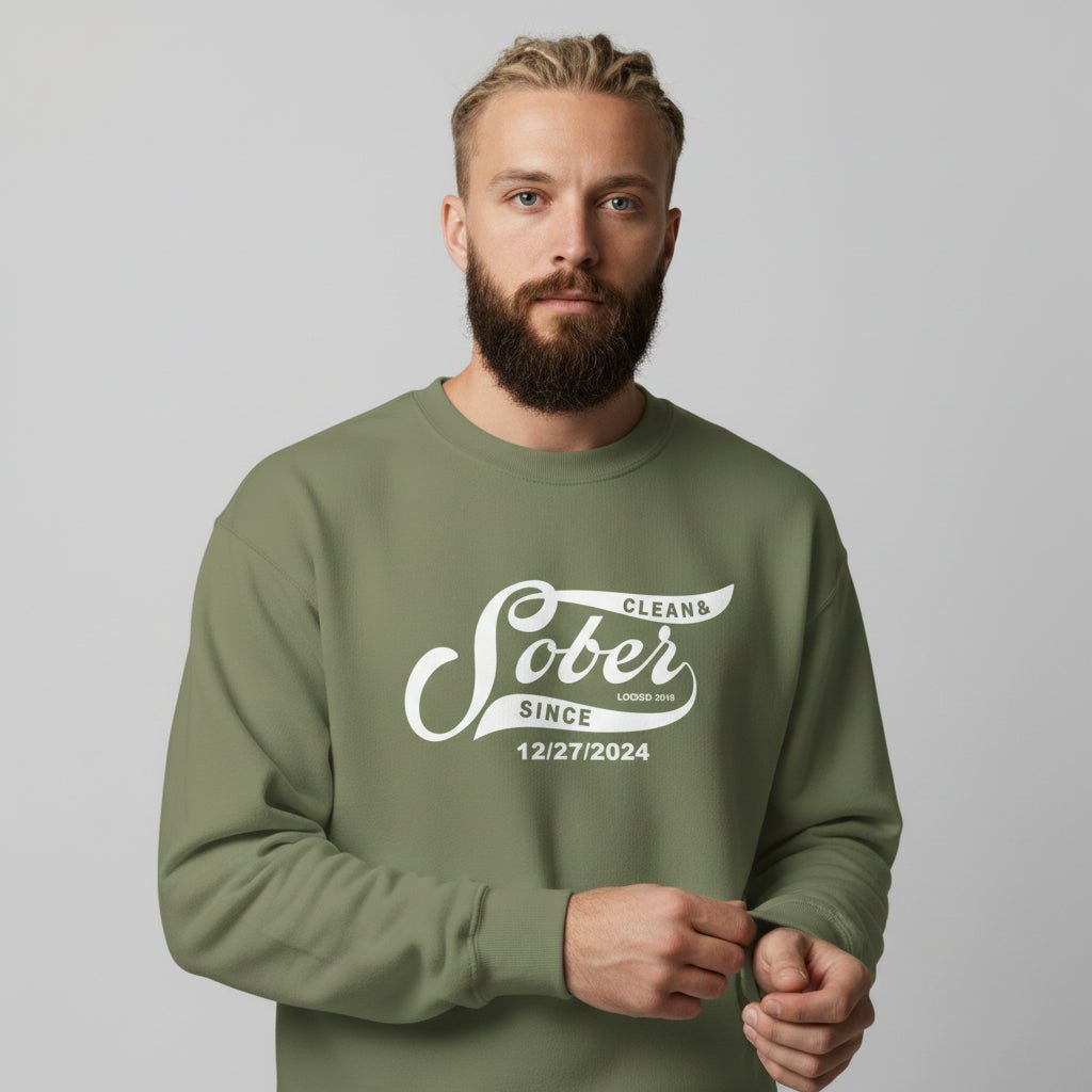 Sober Since Recovery Hoodie side view (view 16)
