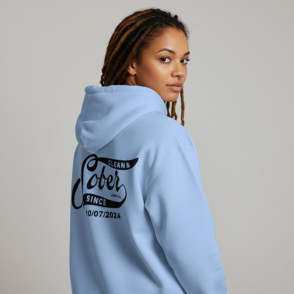 Sober Since Recovery Hoodie product photo (view 30)