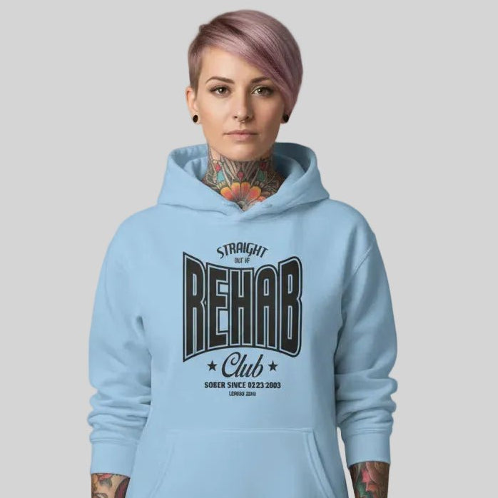 Rehab Recovery Hoodie graphic detail (view 24)