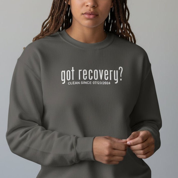 Got Recovery Women's Sobriety Recovery Hoodie flat lay styled image (view 13)