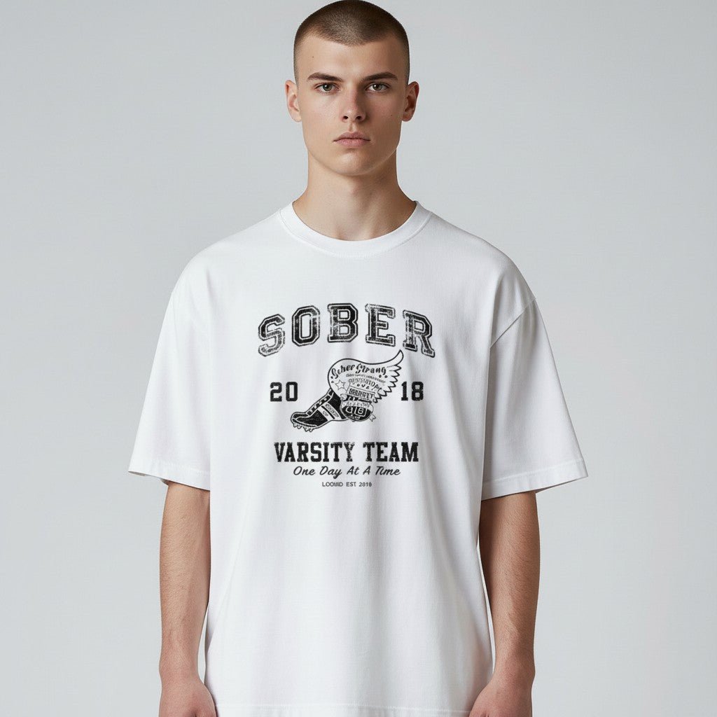 Sober Varsity Men's Sober Sober T Shirt fit detail (view 29)