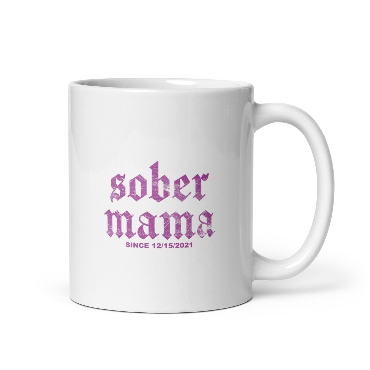 Loosid Sober Mama Sober Coffee Mug featuring the design