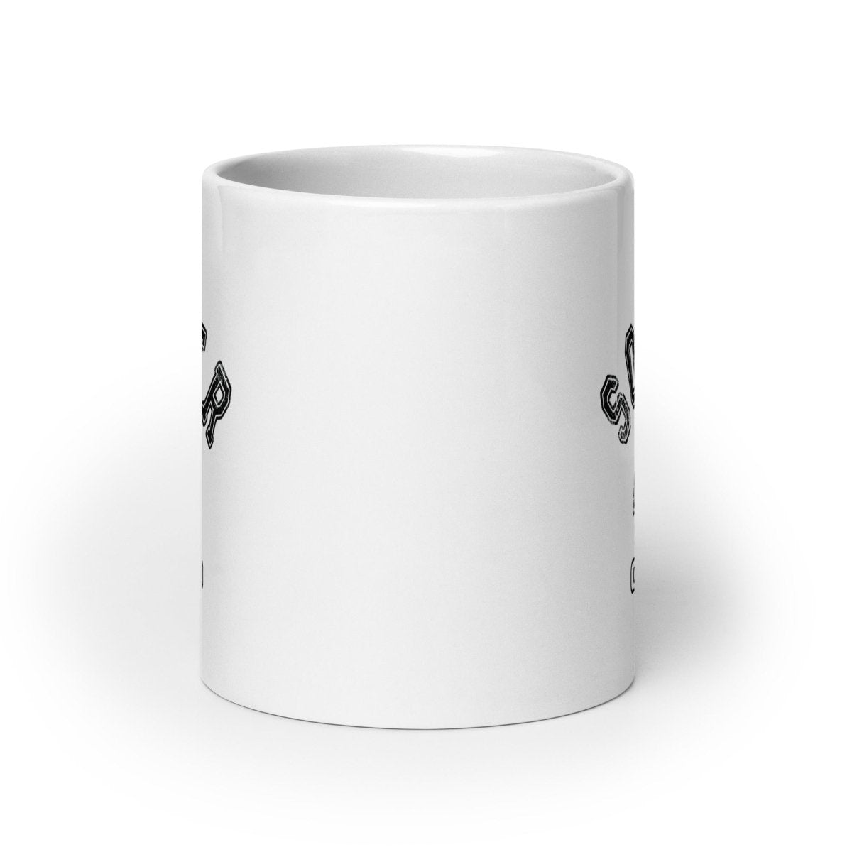 Sober AF White Sober Coffee Mug side view (view 16)