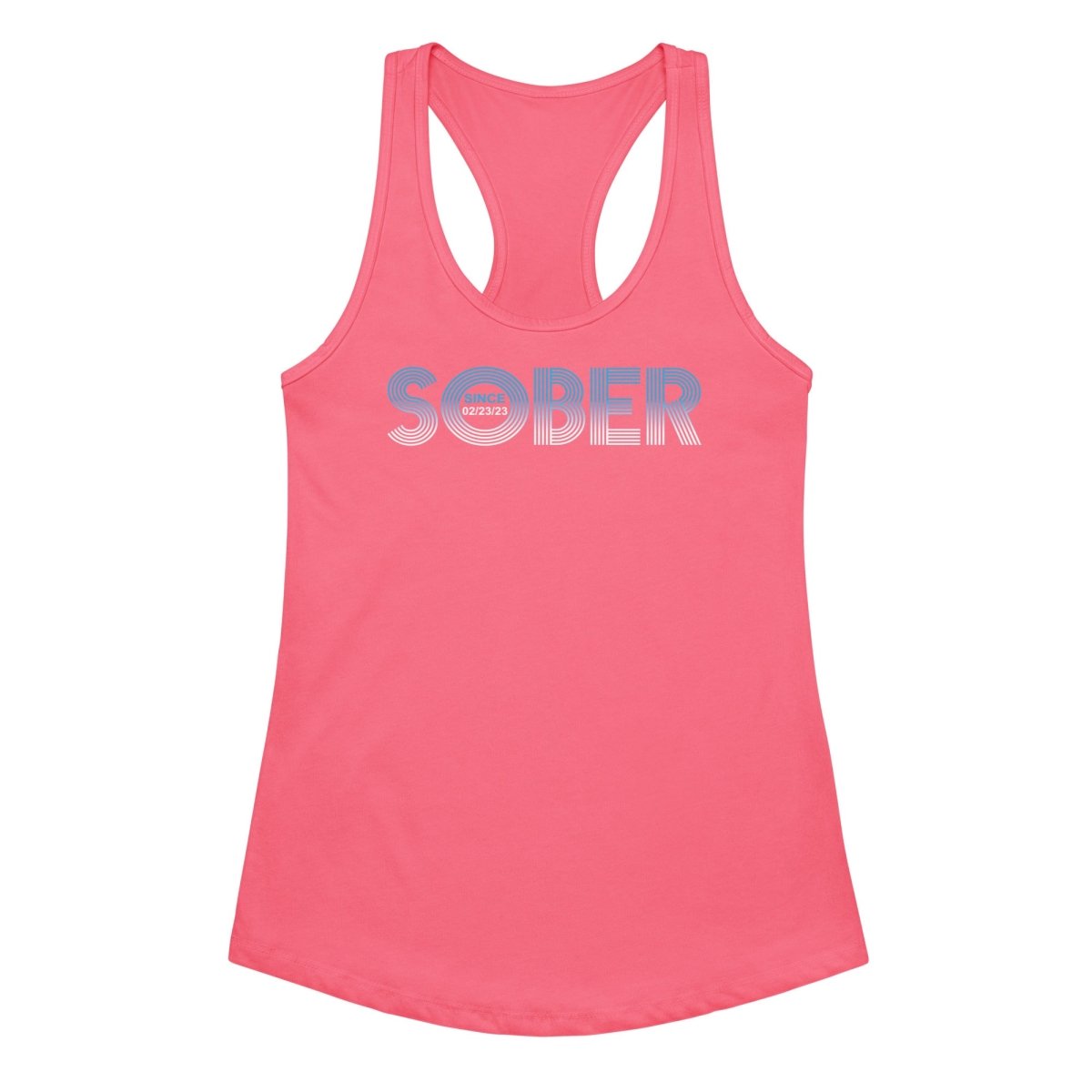 Retro Sober Since Sober Tank Top packaging detail (view 8)