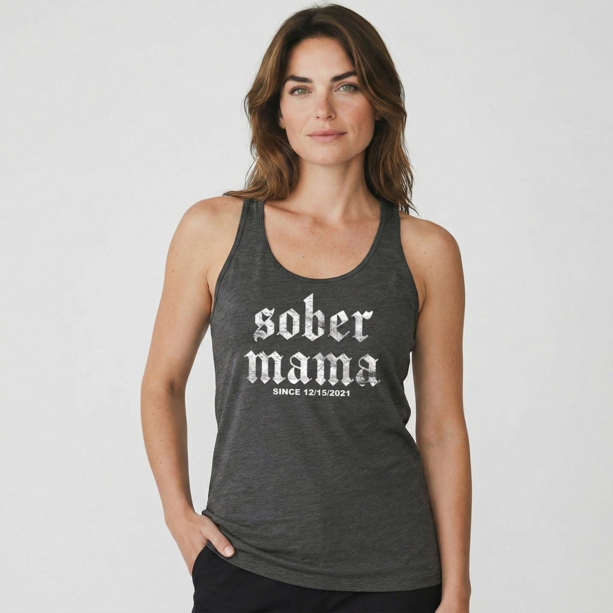 Sober Mama Sober Tank Top fit detail (view 19)