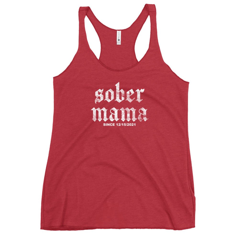 Sober Mama Sober Tank Top featuring the design (view 11)