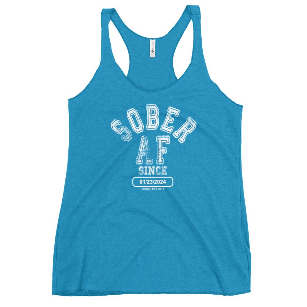 Sober AF Since Sober Tank Top product photo (view 20)