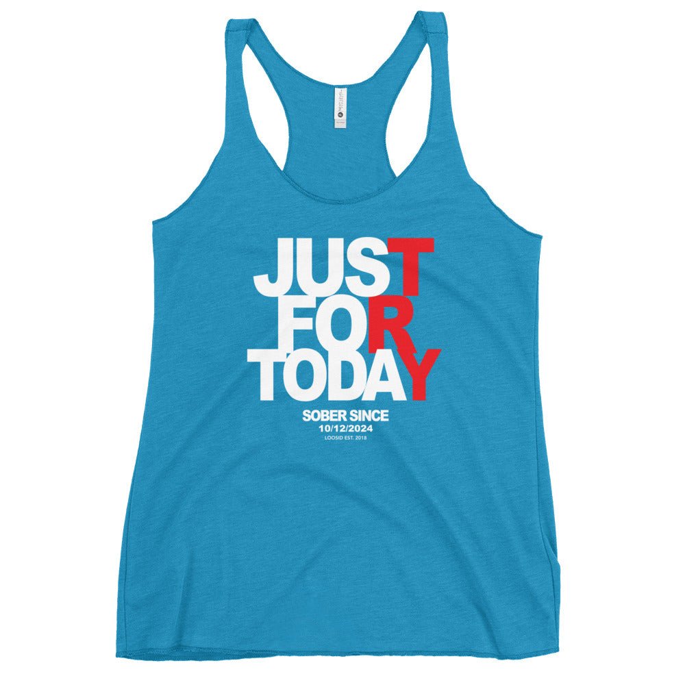 Just Try For Today Sober Tank Top back view (view 17)