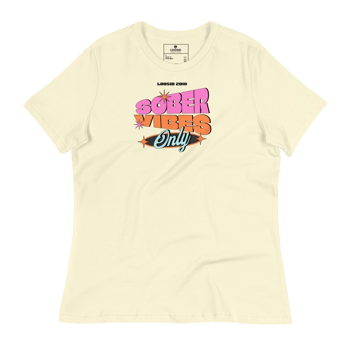 Sober Vibes Relaxed Sober Sober T Shirt back view (view 7)