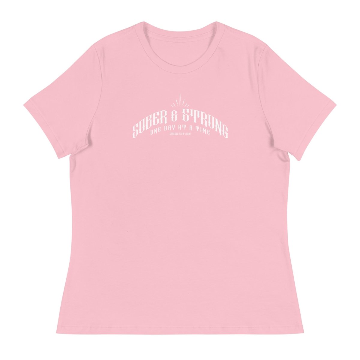 Sober & Strong Sober T Shirt side view (view 6)