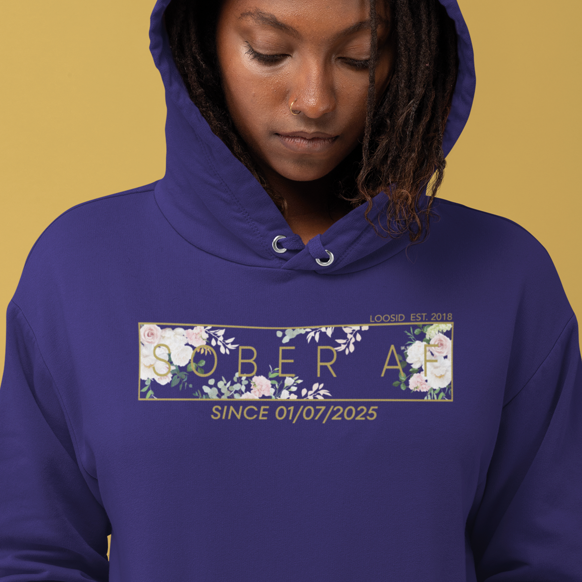 Recovery hoodie symbolizing resilience and personal growth