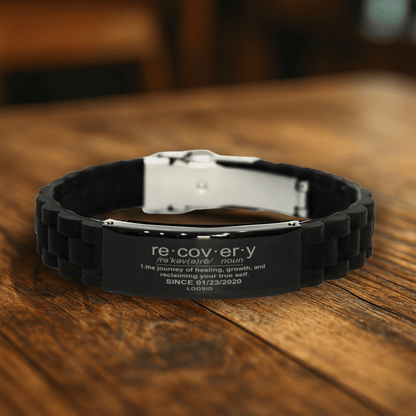 Loosid Recovery Definition Sober Date Sober Jewelry featuring the design