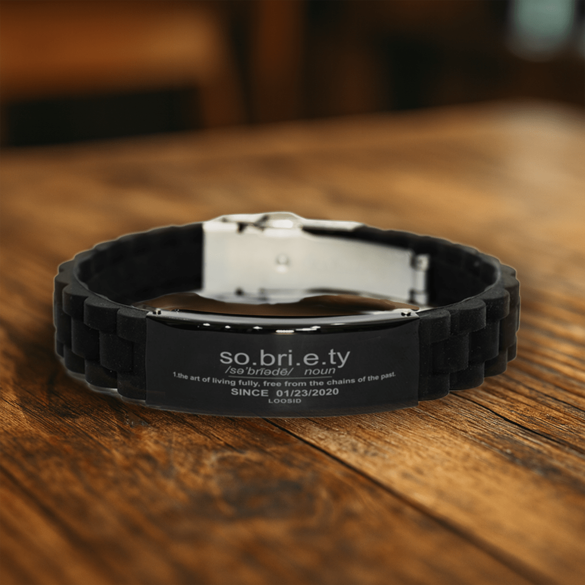 Loosid Sobriety Definition Sober Date Sober Jewelry featuring the design