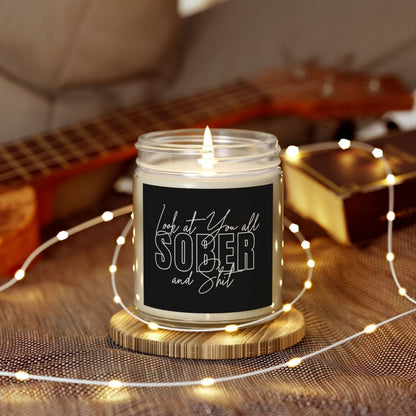 Look At You Scented Coconut Apricot Sobriety Candle product photo (view 10)