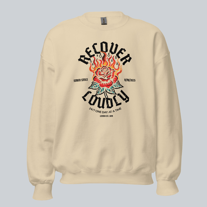 Recover Loudly Recovery Hoodie featuring the design (view 31)