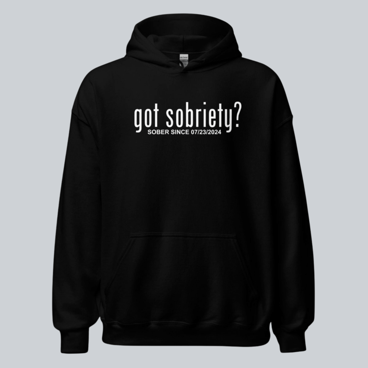 Got Sobriety Recovery Hoodie graphic detail (view 4)