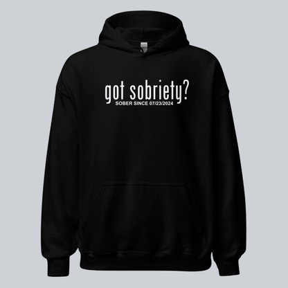 Got Sobriety Recovery Hoodie graphic detail (view 4)