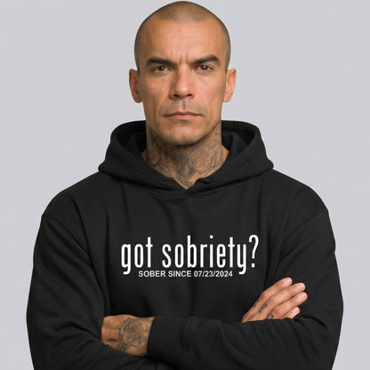 Loosid Got Sobriety Recovery Hoodie featuring the design
