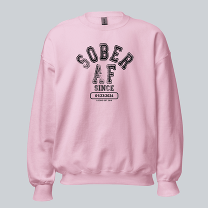 Sober AF Since Recovery Hoodie packaging detail (view 28)