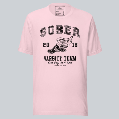 Sober Varsity Men's Sober Sober T Shirt featuring the design (view 21)