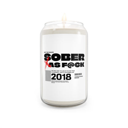 Sober As F*ck Sobriety Sobriety Candle close-up view (view 2)