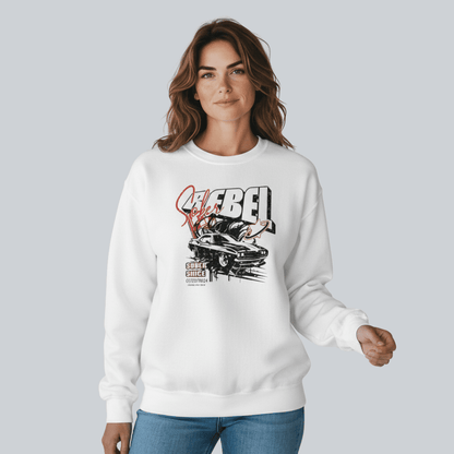 Sober Rebel Sobriety Recovery Hoodie lifestyle view (view 15)