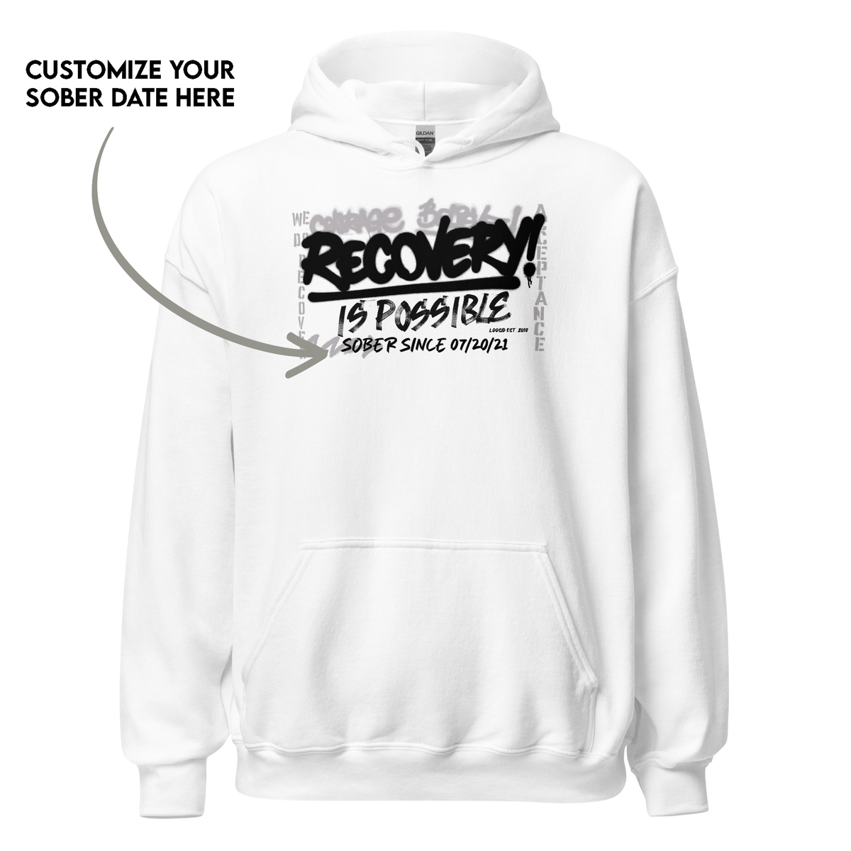 Recovery Hoodie crafted with comfort and pride in mind