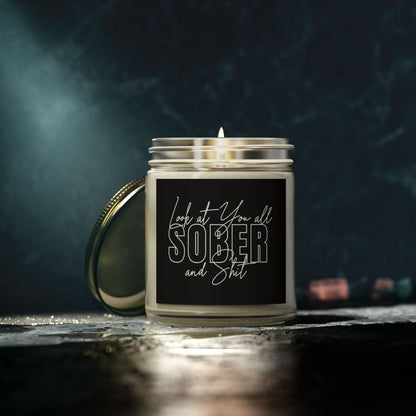 Look At You Scented Coconut Apricot Sobriety Candle fit detail (view 9)