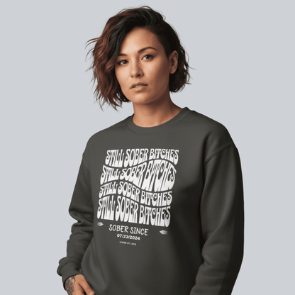 Still Sober B Recovery Hoodie close-up view (view 12)