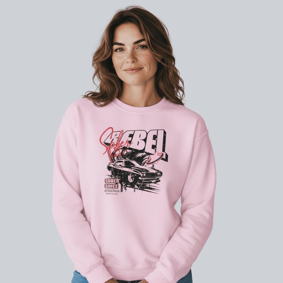 Sober Rebel Sobriety Recovery Hoodie packaging detail (view 18)