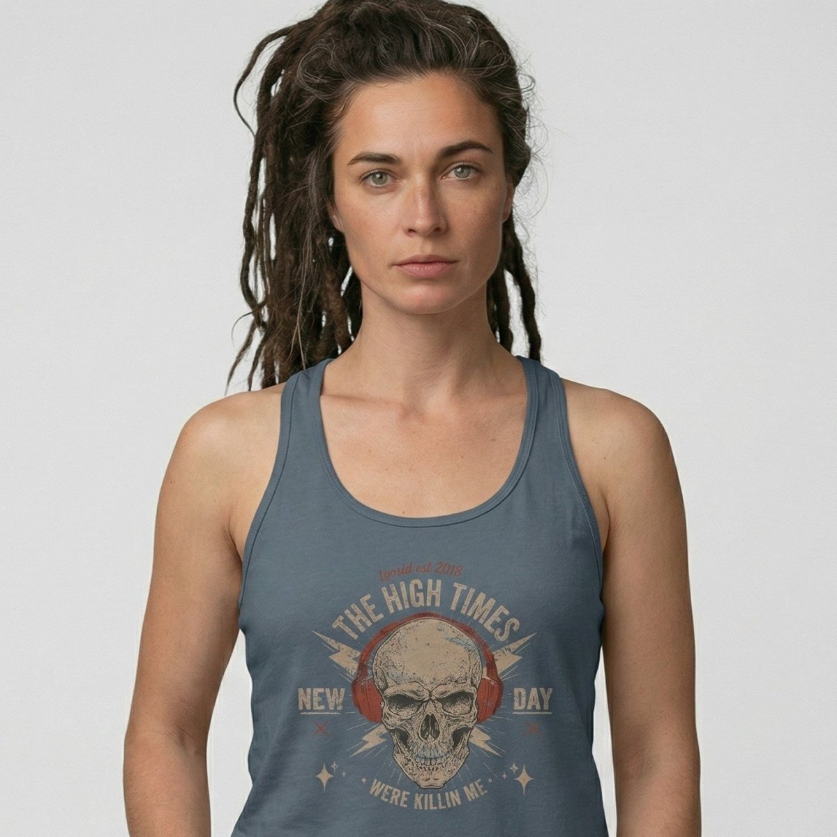 High Times Were Killing Me Sober Tank Top side view (view 6)