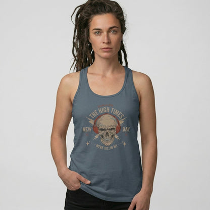 High Times Were Killing Me Sober Tank Top back view (view 7)