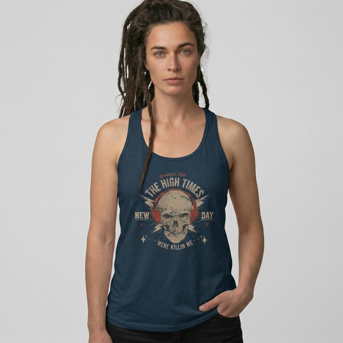 High Times Were Killing Me Sober Tank Top product photo (view 10)