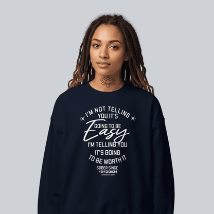 I'm Not Telling Sobriety Recovery Hoodie packaging detail (view 8)