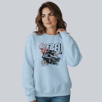 Sober Rebel Sobriety Recovery Hoodie fit detail (view 9)