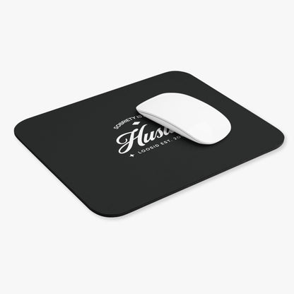 Sobriety is My Hustle Recovery Mouse Pad flat lay styled image (view 3)