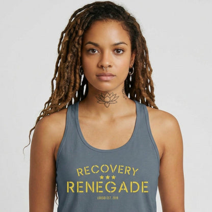 Recovery Renegade Sober Tank Top side view (view 6)