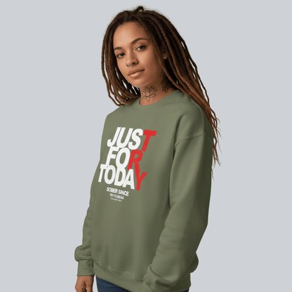 Just Try For Today Sobriety Recovery Hoodie side view (view 26)