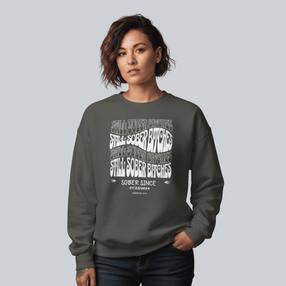 Still Sober B Recovery Hoodie featuring the design (view 11)