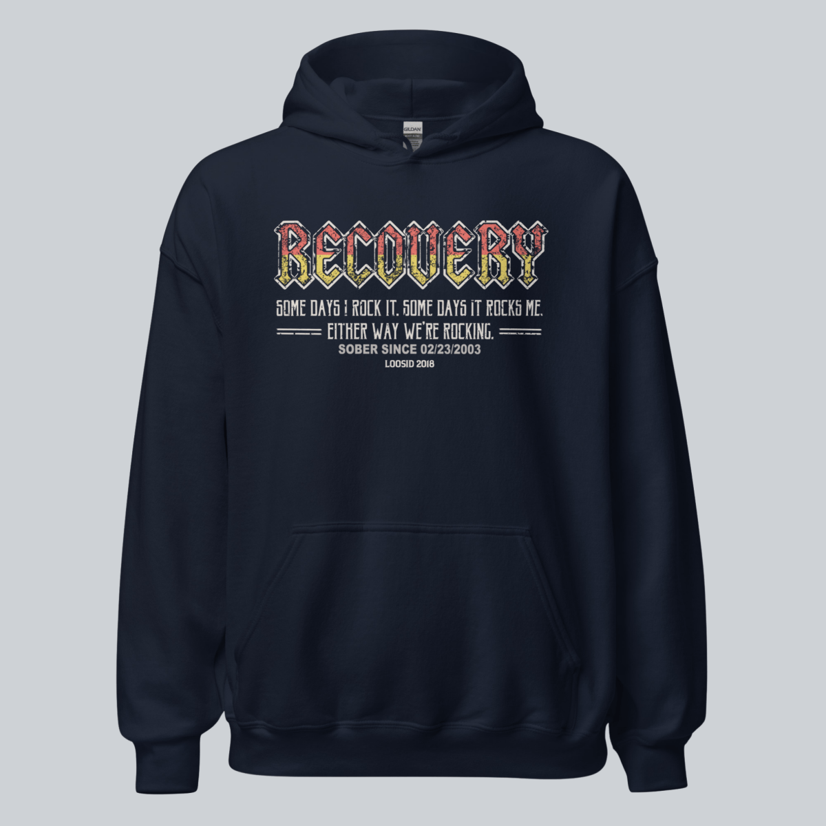 Recovery Rock Recovery Hoodie close-up view (view 12)