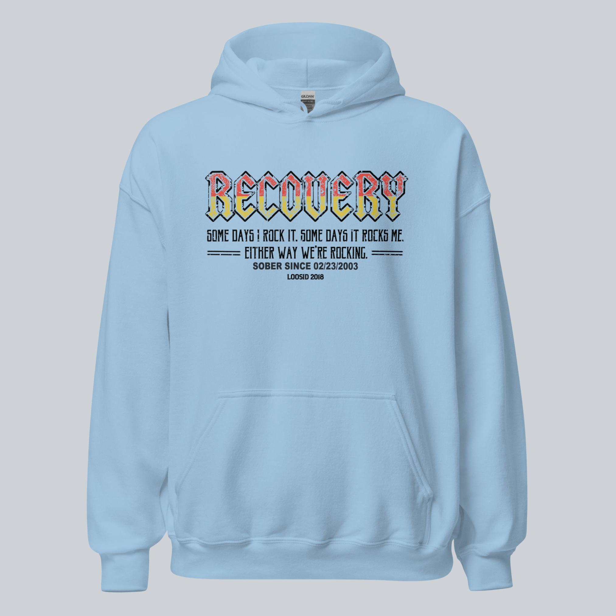 Recovery Rock Recovery Hoodie packaging detail (view 28)