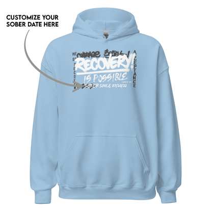 Recovery Is Possible for Women Recovery Hoodie fit detail (view 19)