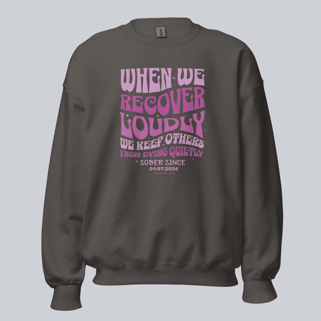 When We Recover Loudly Recovery Hoodie product photo (view 10)