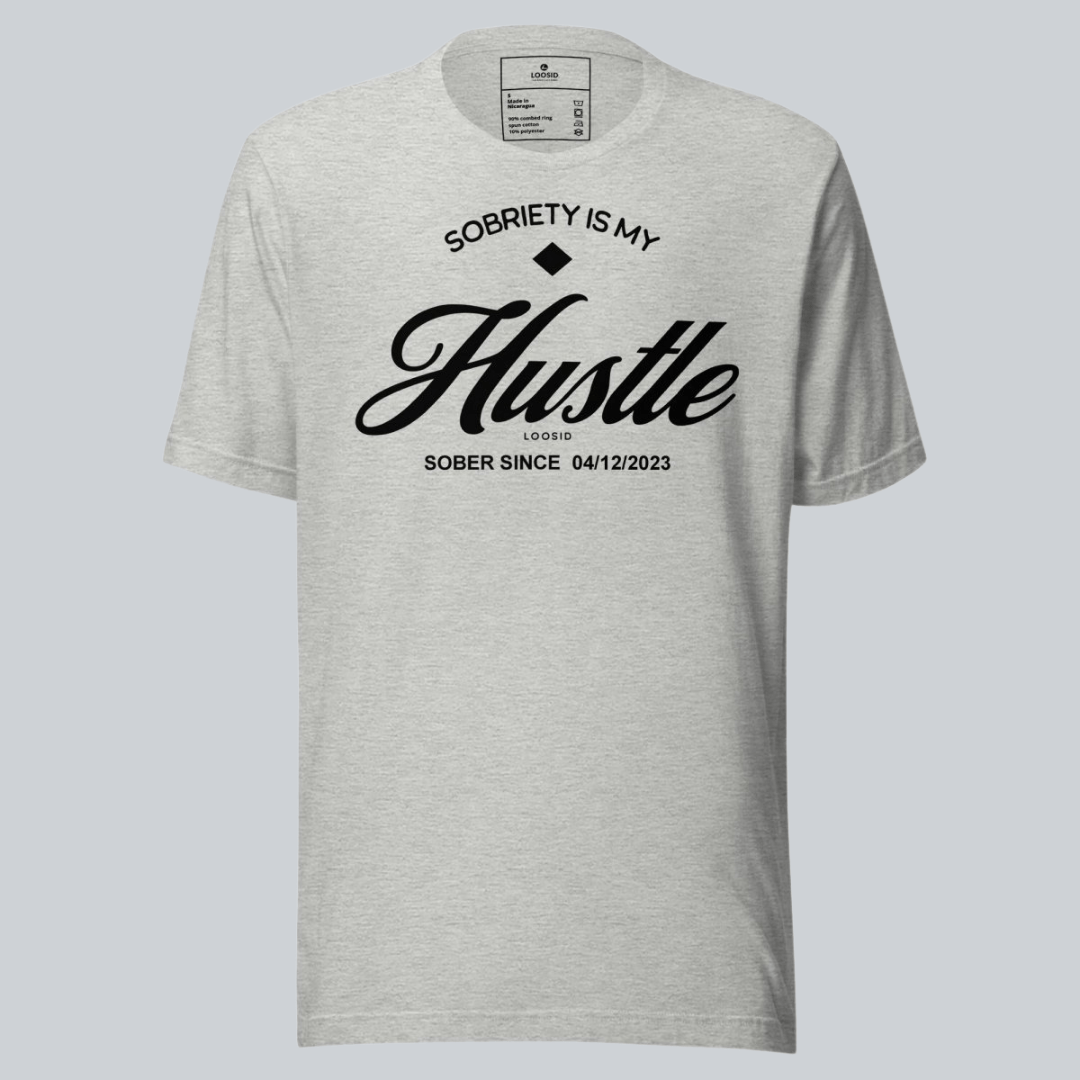 Sobriety is My Hustle Sober T Shirt product photo (view 20)