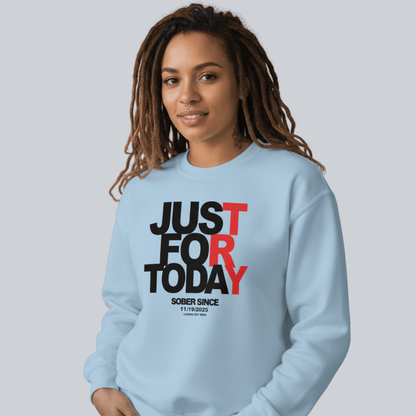 Just Try For Today Sobriety Recovery Hoodie product photo (view 30)