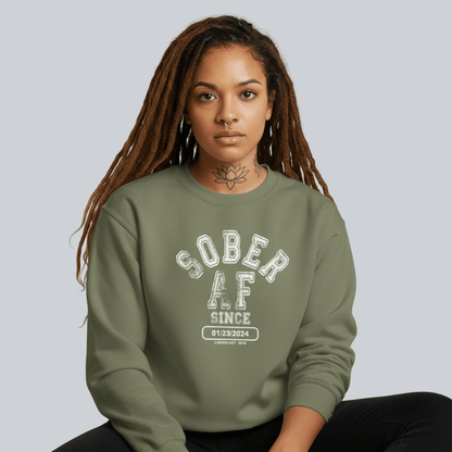 Sober AF Since Recovery Hoodie packaging detail (view 18)