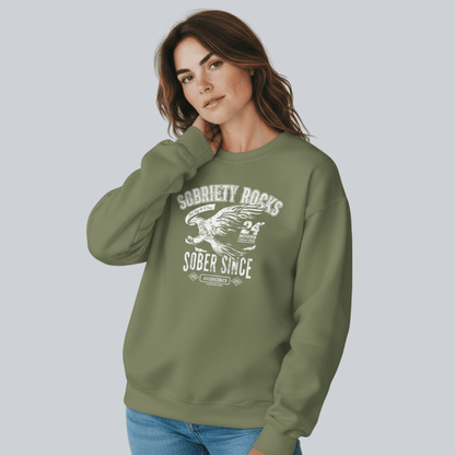 Sober Since Recovery Hoodie side view (view 16)